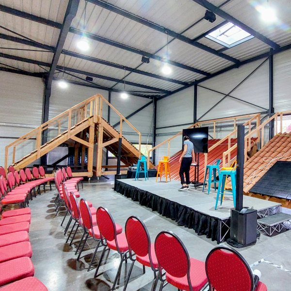 location scene podium lyon